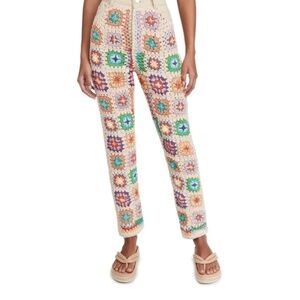 WE THE FREE PEOPLE Crochet Zuri Mom Jeans - Worn ONCE